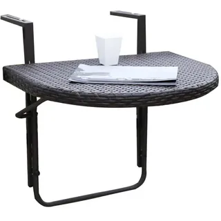 Garden Pleasure Balkonhängetisch 60 x 50 x 50 cm coffee