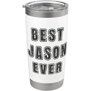 Die beliebtesten Geburtsnamen von Jason aller Zeiten, personalisiert für Jason Doppelwandiger Edelstahl-Thermobecher