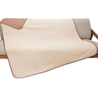 Catalonia Classy Wasserdichte Liebesdecke für Bett Intimität, Wasserdicht Antifouling Inkontinenz-Decke (L 152x127cm, Taupe)