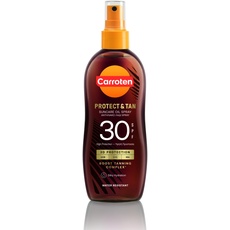 Carroten OmegaCare Tanning Oil LSF 30, 150 ml - Bräunungsbeschleuniger mit Omega-Fettsäuren - Bräunungsöl Spray mit Sonnenschutz - Sonnenöl für schnelle Bräune
