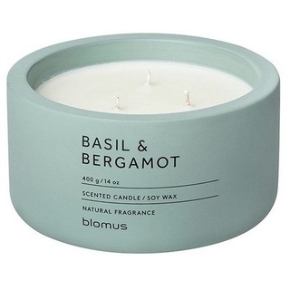 BLOMUS Duftkerze -FRAGA- Raumduft, Beton, Pine Gray Duft Basil & Bergamot 66451