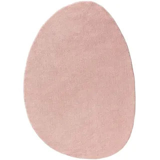benuta Pop Teppich Nola Rosa 80x110 cm , Textil , Beton Optik , Freiform , 80x110 cm , Oeko-Tex® Standard 100 , wasserabweisend , Teppiche und Böden, Teppiche
