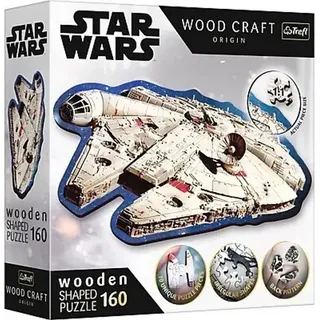 Trefl Wood Craft Origin Star Wars: Millennium Falcon 160 Teile)