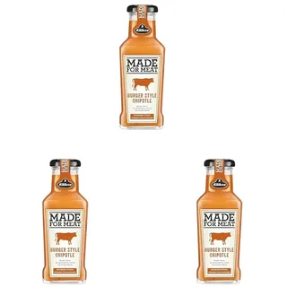 Kühne Made for Meat Burger Style Chipotle, 235ml (Packung mit 3)