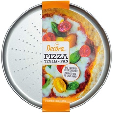 Decora 0075034 32 cm Crispy Pizza PAN, Stahl