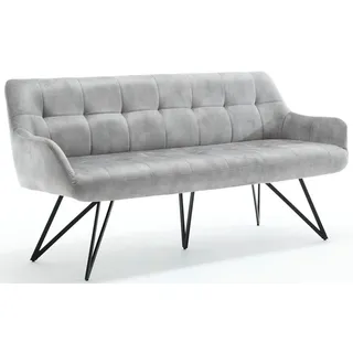 Home Affaire »Soller, TOPSELLER", Bank, mit Steppung, OTTOs Choice, Kufengestell, gepolstert, mit Steppung, grau