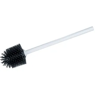 Wenko WC-Bürste Silikon Weiß (B/T x H): Ø 7,5 x 35 cm