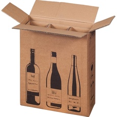 Smartboxpro, Versandkarton + Versandbox, Flaschen-Versandkarton, fr 3 Flaschen