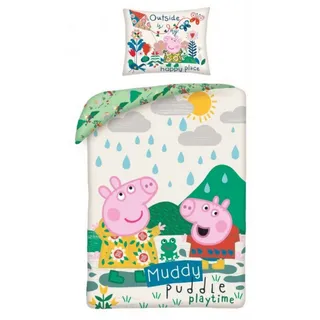 Peppa Pig Muddy Bunt 140 x 200 cm + 70 x 90 cm