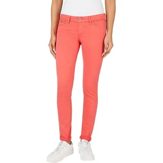 Pepe Jeans Damen Low Waist Skinny PL211705 Pants, Red (Crispy Red), 34W / 30L