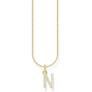 Thomas Sabo Buchstabenkette N Gold/Silber