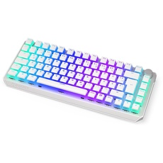 Bild von Thock 75% Wireless Onyx White, PBT, LEDs RGB, hot-swap, Kailh Box BLACK, USB/Bluetooth, DE (EY5D020)