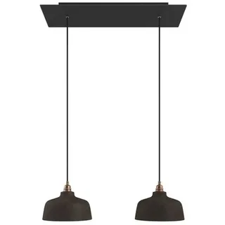 Creative Cables Rose-one Xxl Coppa 2 Falls Hängelampe - Matt Black - One Size