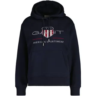 GANT Archive Shield Kapuzenpullover Evening Blue L