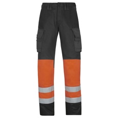 Snickers HV Bundhose Kl. 1, orange Größe: 150