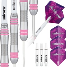 Bild Unicorn Autogramm | Style 2 | Dartpfeile mit Stahlspitze, Silber/Pink, 24 g