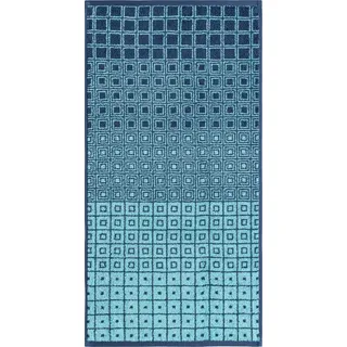 Egeria Handtücher »Kaya« graphisches Dessin, 100% Baumwolle, blau