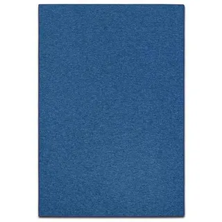 Läufer , Blau , Textil , Uni , rechteckig , 80x350 cm , pflegeleicht , Teppiche und Böden, Teppiche, Teppichläufer, Läufer