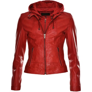 JCC Lederjacke »Lederjacke 31020359«, rot