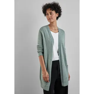 STREET ONE Damen A253788 Offener Cardigan Temper mint mel.) 42