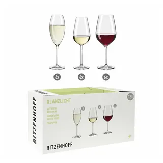 Ritzenhoff & Breker GLANZLICHT Sektglas 0,609 l 12-tlg.