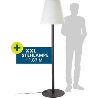 Hoberg Standleuchte dimmbar 220V schwarz/weiß 187cm hoch