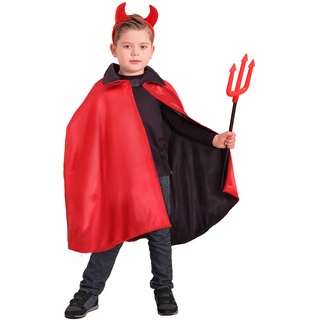 Ciao 19290 Costume Vampir Disguise Kit, Einfarbig, Red, Black, 5-10 Years