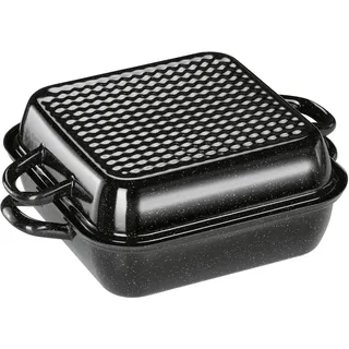 RIESS Bratpfanne mit Deckel 26 x 26 cm