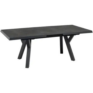 Lesli Living Murcia Negro Gartentisch 163/203 x 93 x 77 cm Grau
