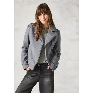 Cecil Bikerjacke in Woll-Optik Cecil platinum grey mel. L (42),