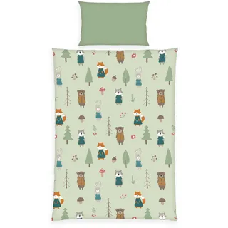 Baby Best Wendebettwäsche »babybest Waldtiere« 2 Stk. tlg. besonders kuschelig