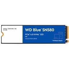 Bild WD Blue SN580 NVMe SSD 2TB, M.2 2280 / M-Key / PCIe 4.0 x4 (WDS200T3B0E)
