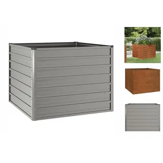 vidaXL Hochbeet Rostig 100 x 100 x 77 cm Cortenstahl