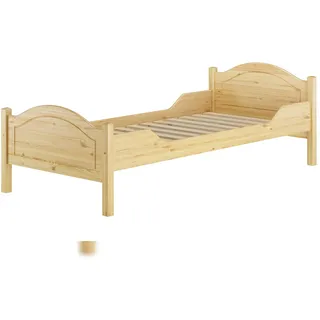 Erst-Holz Erst-Holz®Massivholzbett Kiefer natur 90x200 Einzelbett Gästebett 60.30-09