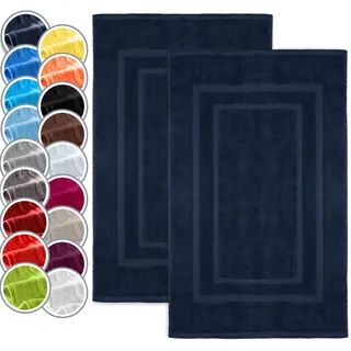 NatureMark Duschvorleger Navy blau 50 x 80 cm