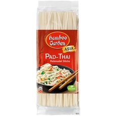 Bamboo Garden - Pad-Thai Reisnudel Sticks , Für traditionelle Nudelgerichte wie Pad-Thai , Vegan , 1 x 300 g (Verpackungsdesign kann abweichen)