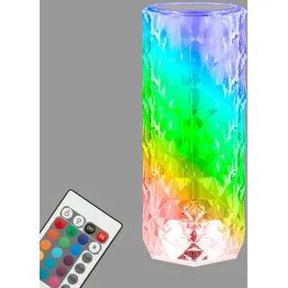 Briloner Nachttischlampe Transparent