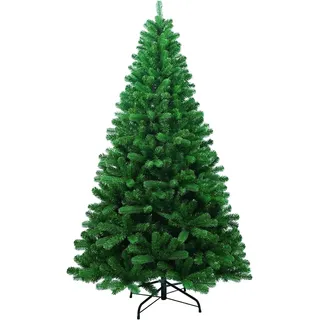 Künstlicher Weihnachtsbaum -mit 40 DIY Weihnachtsbaumschmuck,180cm Tannenbaum 800 Spitzen Metallständer Einfacher Aufbau Christbaum Kunstbaum Grün Weihnachtsbaum künstlich Christmas Tree