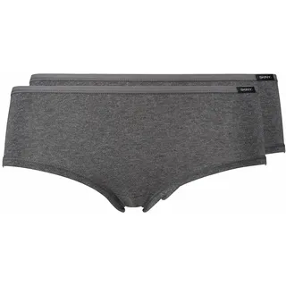 Skiny Damen Cotton Advantage Panties, Anthra Melange, 42 EU