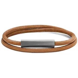 MVMT armband für Herren Kollektion LEATHER WRAP Braun - 28200028