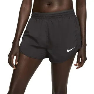 Nike Damen Tempo Lux 3" Shorts, Black/Anthracite/Reflective Silver, XL