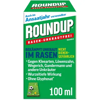 Roundup Rasen-Unkrautfrei 100ml Konzentrat gegen Rasenunkräuter im Rasen