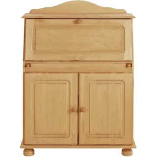 Home Affaire Sekretär »Mette, Schreibtisch im Landhausstil,« aus Massivholz, Breite 82 cm, beige