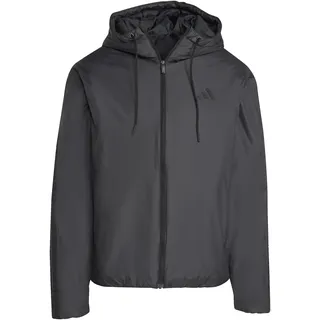adidas Essentials CLIMAWARM 3 Stripes Insulated Hooded Jackets, black/black, XL
