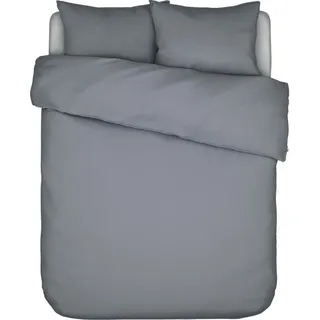 Essenza Bettwäsche-Garnitur Satin Minte Farbe Global grey Größe 155x220+80x80