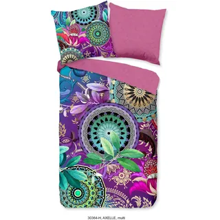 HIP Axelle Mandala 100% Baumwolle Mehrfarbig 200 x 200 cm + 2 x 80 x 80 cm