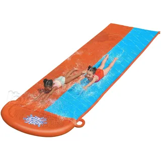 BESTWAY H2OGO! Doppel Slide Wasserrutsche 488 x 138 cm