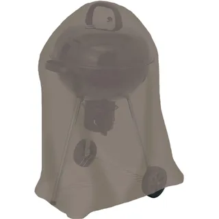 tepro Universal Abdeckhaube für Kugelgrill klein Ø ca. 57 cm x 85 cm Taupe