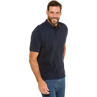 JP 1880 Herren große Größen Übergrößen Menswear L-8XL Poloshirt, Basic, Halbarm, Piqué dunkel Marine 4XL 702560730-4XL