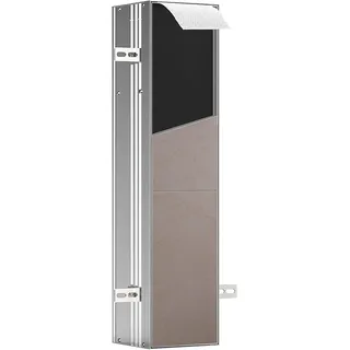 EMCO ASIS Plus Hochschrank 65,8 x 15,4 cm Grau Holz